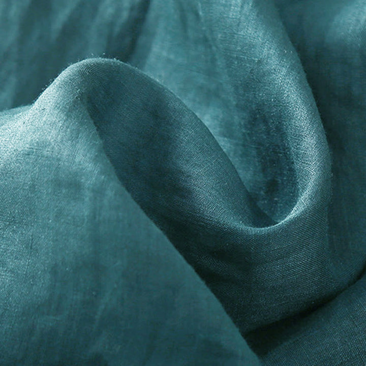 Buddha Stones Plain Lace Up Elastic Waist Women's Skirt With Pockets - image 9