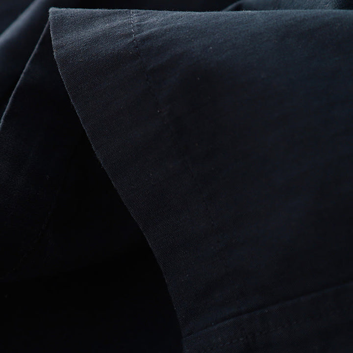 Buddha Stones Spring Commute Solid Color High Waist Women's Wide Leg Cotton Linen Pants With Pockets - image 14