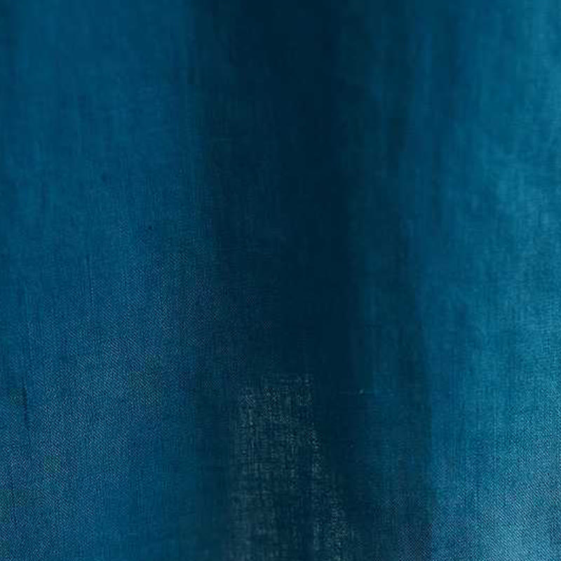 Buddha Stones Stand Collar Buttons Design Linen Short Sleeve Midi Dress With Pockets - image 22