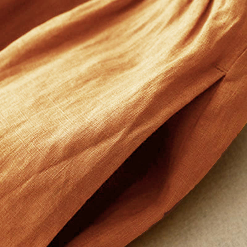 Buddha Stones Casual Short Sleeve Bowknot Tie Straps Women's Midi Dress With Pockets - image 2