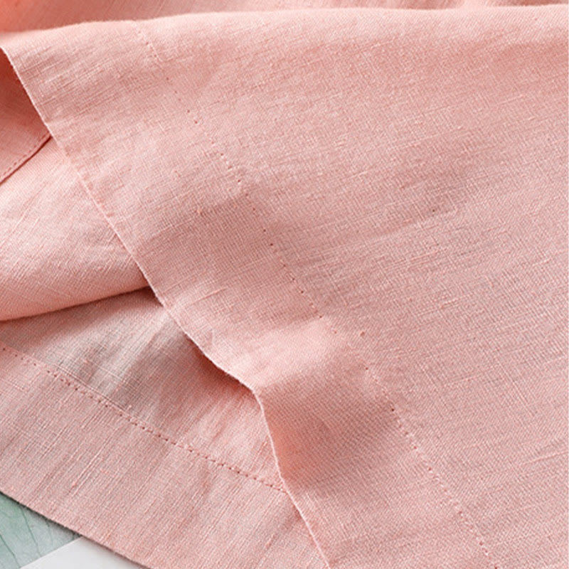 Buddha Stones Plain Embroided Floral Half Sleeve Women's T-Shirt - image 12