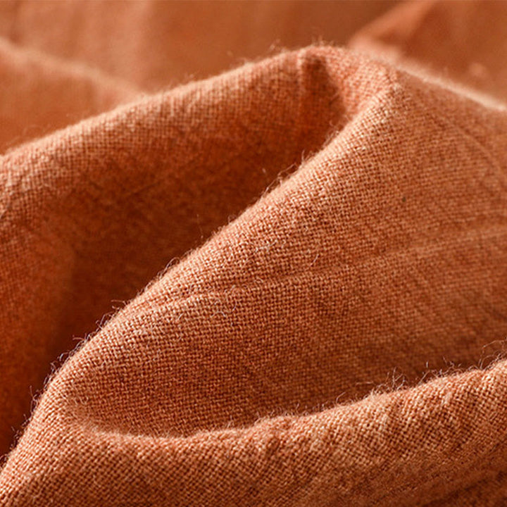 Buddha Stones Retro Frog-Button Design Women's Cotton Sleeveless Vest - image 9