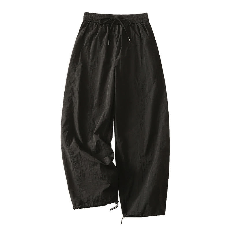 Buddha Stones Summer Vintage Plain Drawstring Cuffed Women's Pants With Pockets - image 20