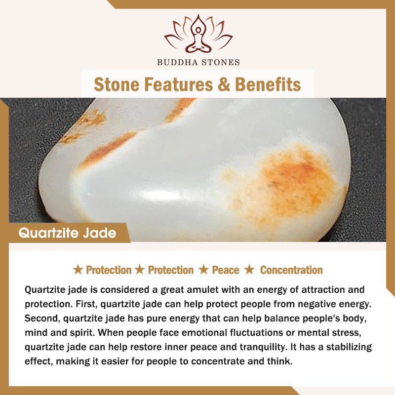 Buddha Stones 925 Sterling Silver Iris Design Peace Buckle Quartzite Jade Balance Ring - image 5