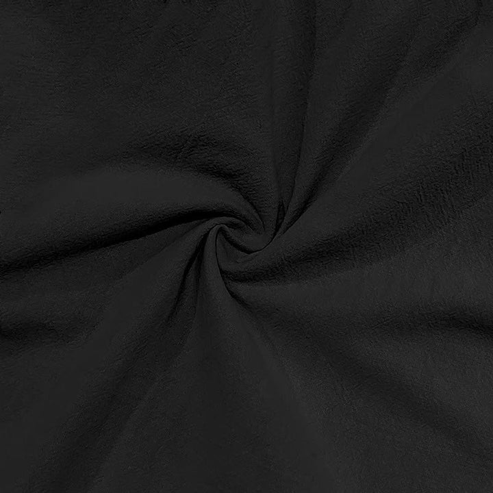 Buddha Stones Solid Color Linen Drawstring Men's Cargo Pants With Pockets - image 6