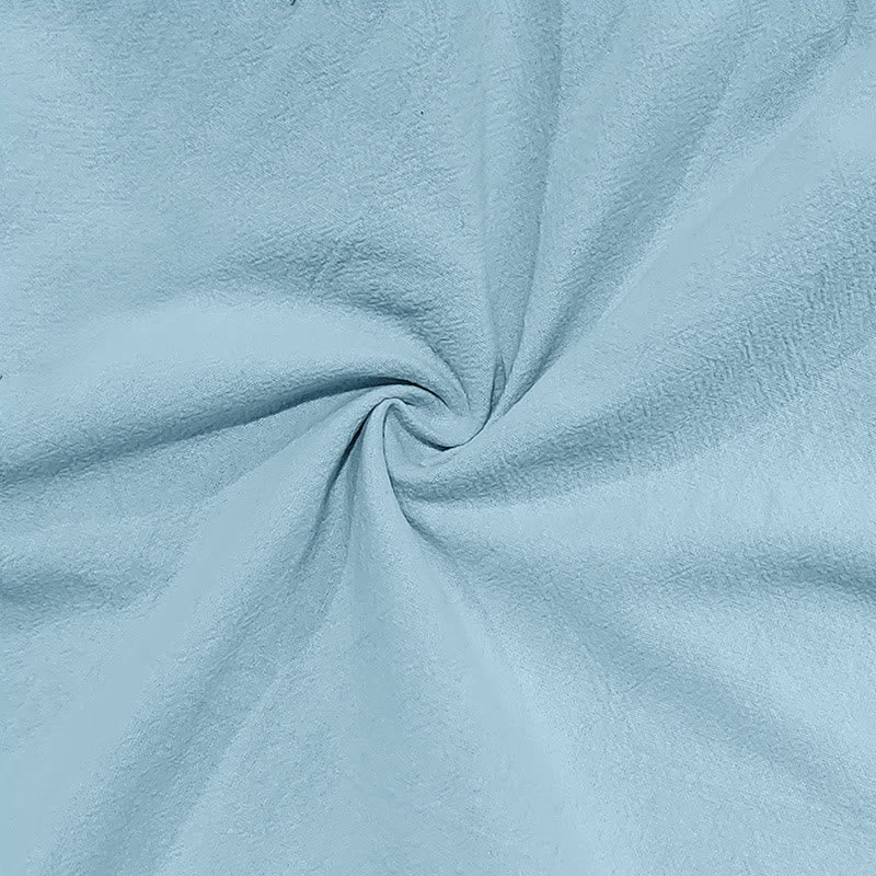 Buddha Stones Solid Color Linen Drawstring Men's Cargo Pants With Pockets - image 13