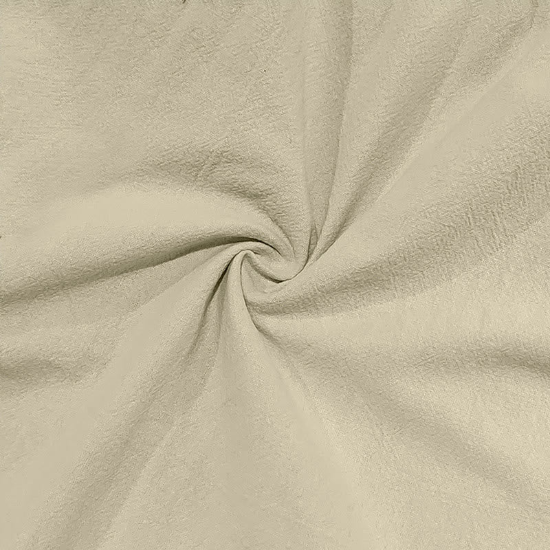 Buddha Stones Solid Color Linen Drawstring Men's Cargo Pants With Pockets - image 27