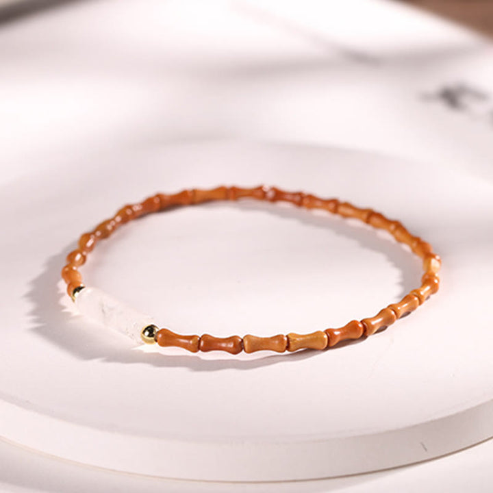 Buddha Stones Ultra-fine Olive Pit Peace Bracelet - image 19