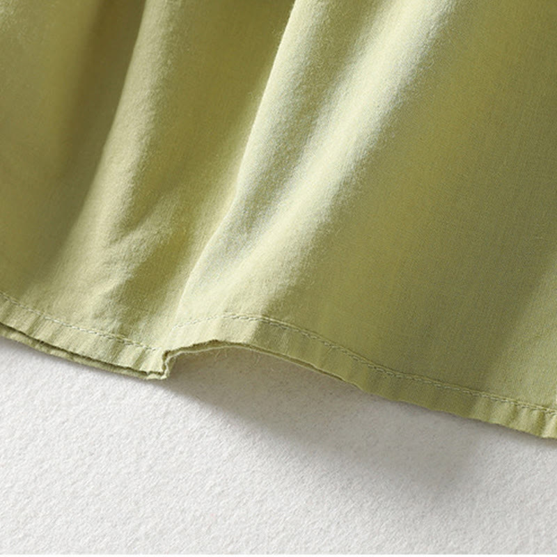 Buddha Stones Casual Drawstring Cotton Linen Ankle-Length Women's Wide Leg Pants With Pockets - image 22