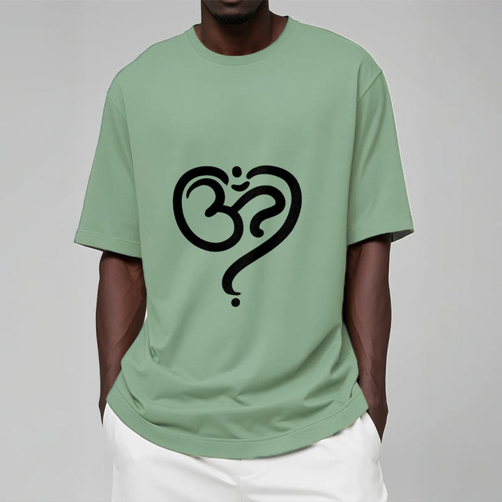 Buddha Stones Love Heart OM Symbol Design Tee T-shirt - image 18