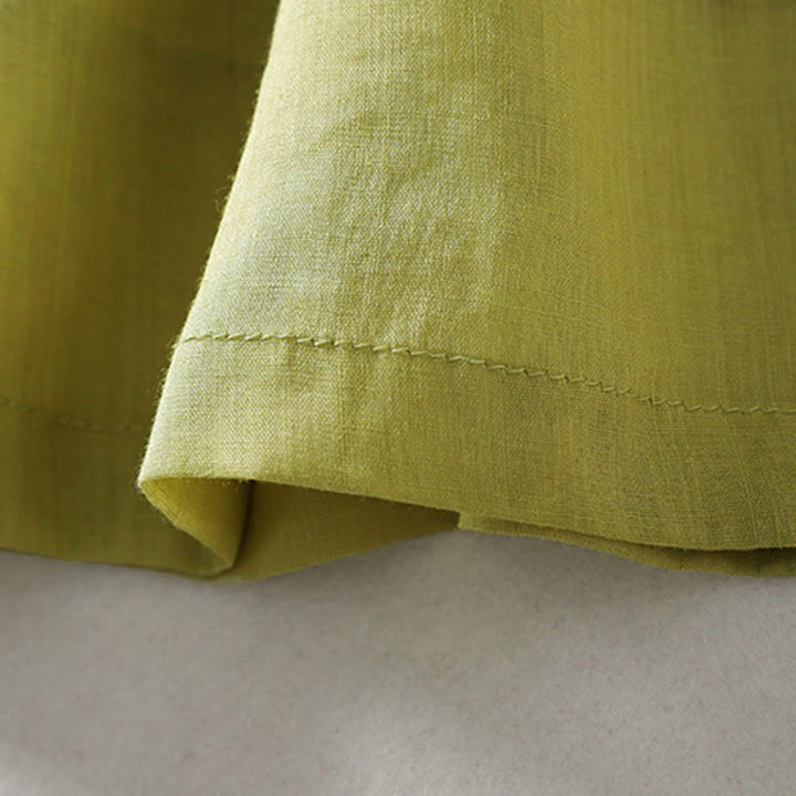 Buddha Stones Solid Color Lace-up Women's Wide Leg Pants - image 18