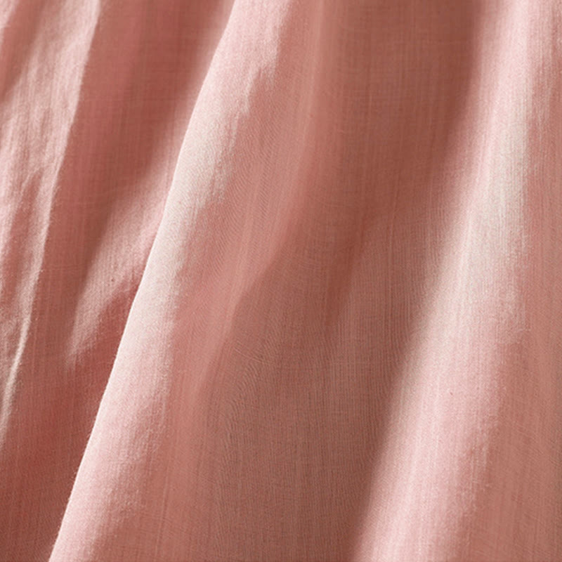 Buddha Stones Solid Color Lace-up Women's Wide Leg Pants - image 24