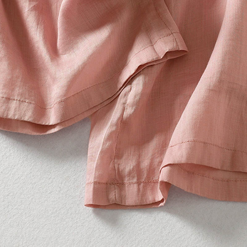 Buddha Stones Solid Color Lace-up Women's Wide Leg Pants - image 23