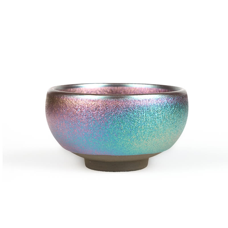 Buddha Stones Handmade Chinese Jianzhan Koi Fish Lotus Leaf Ceramic Teacup Kung Fu Tea Cup 150ml - image 17