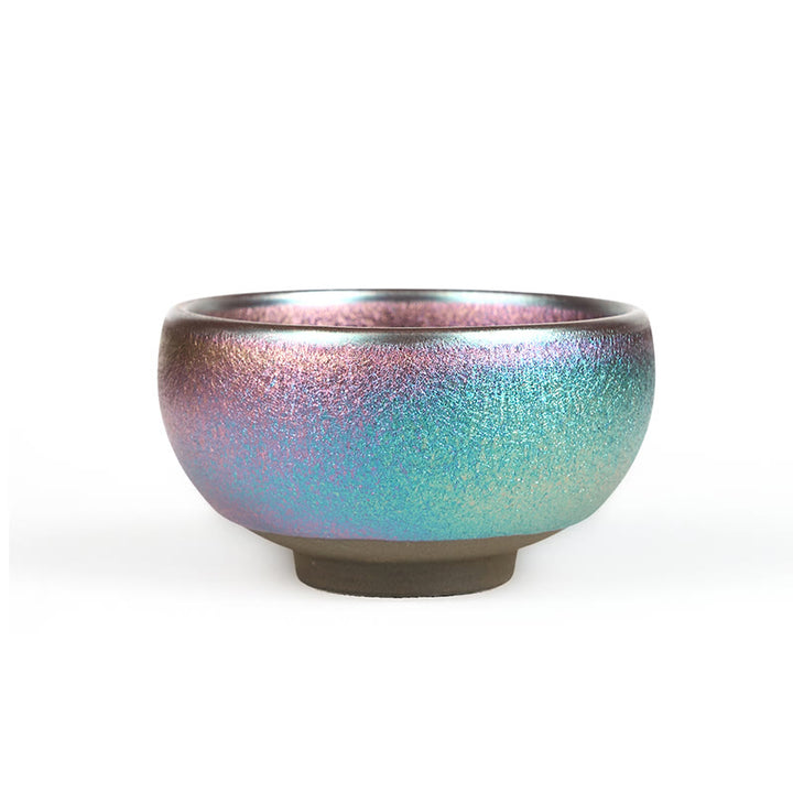 Buddha Stones Handmade Chinese Jianzhan Koi Fish Lotus Leaf Ceramic Teacup Kung Fu Tea Cup 150ml - image 17