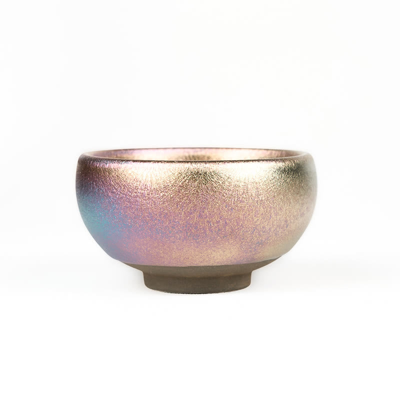 Buddha Stones Handmade Chinese Jianzhan Koi Fish Lotus Leaf Ceramic Teacup Kung Fu Tea Cup 150ml - image 26