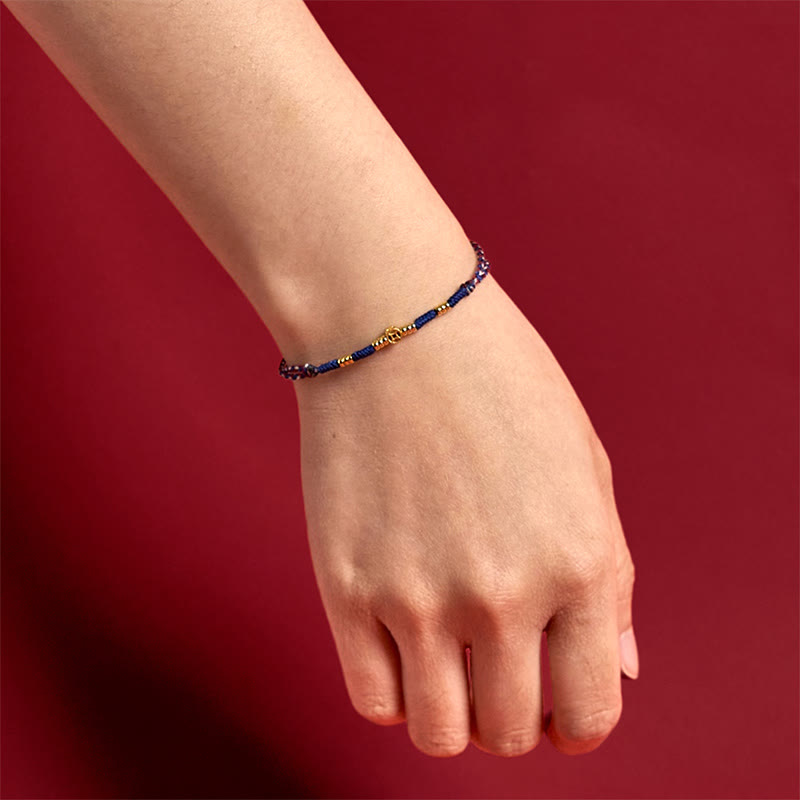 Buddha Stones Handmade Braided Red String Copper Coins Luck Bracelet - image 11