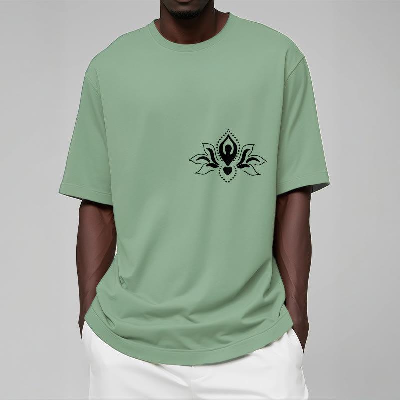 Buddha Stones Lotus Meditation Buddha Pattern Design Tee T-shirt - image 15