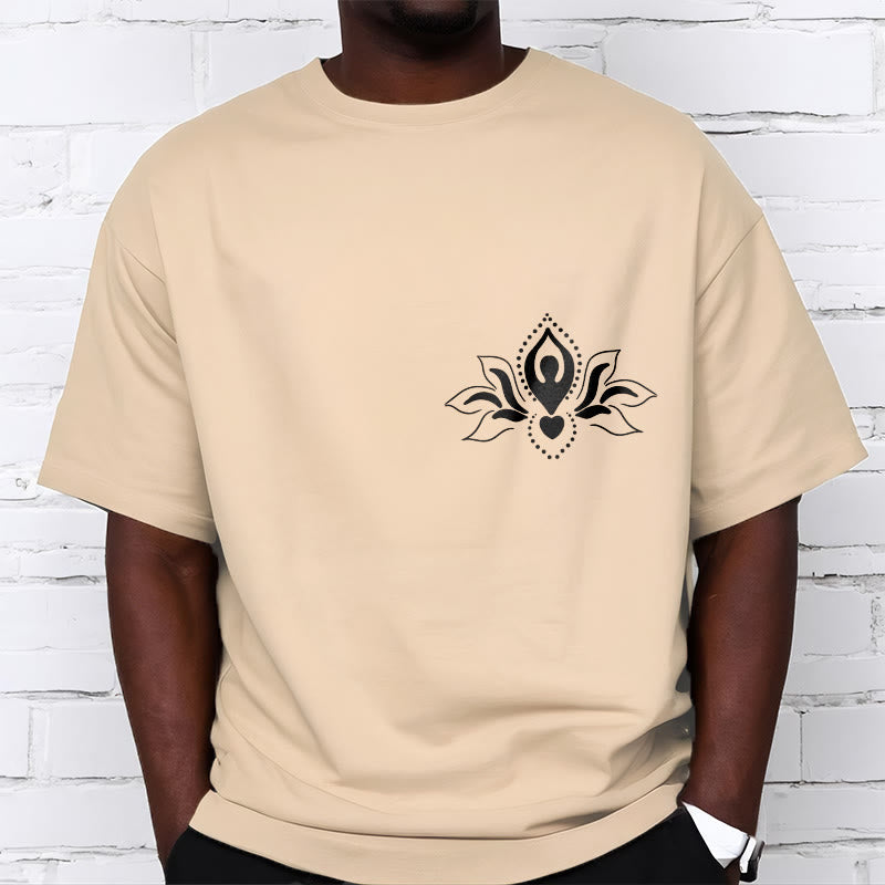Buddha Stones Lotus Meditation Buddha Pattern Design Tee T-shirt - image 9