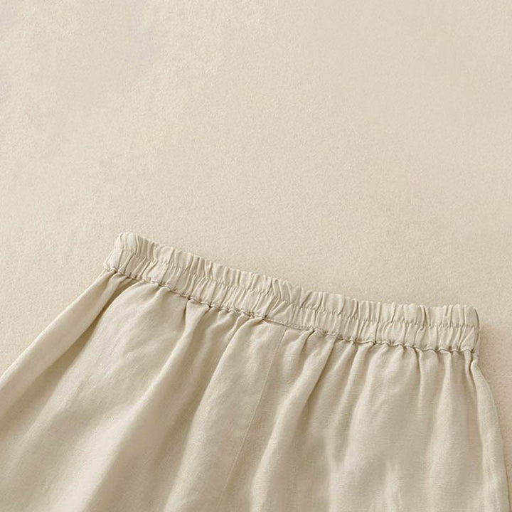 Buddha Stones Casual Solid Color Women's Cotton Shorts With Pockets - image 9