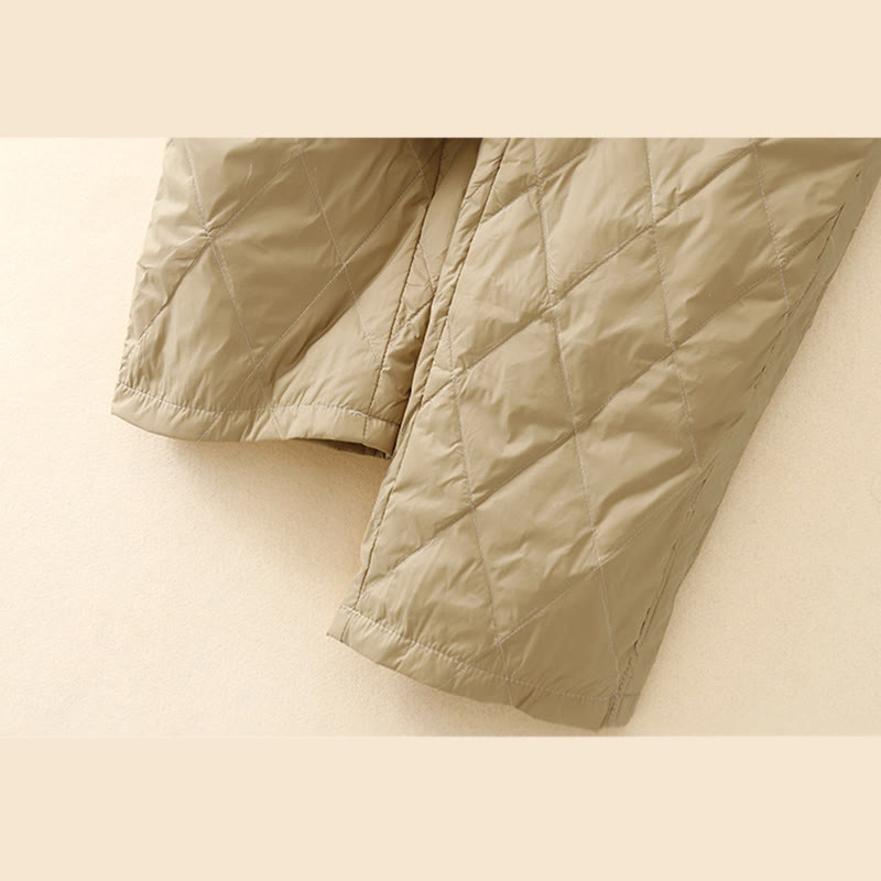 Buddha Stones Casual High Waist Drawstring Design Women's Wide Leg Cotton Pants With Pockets - image 3