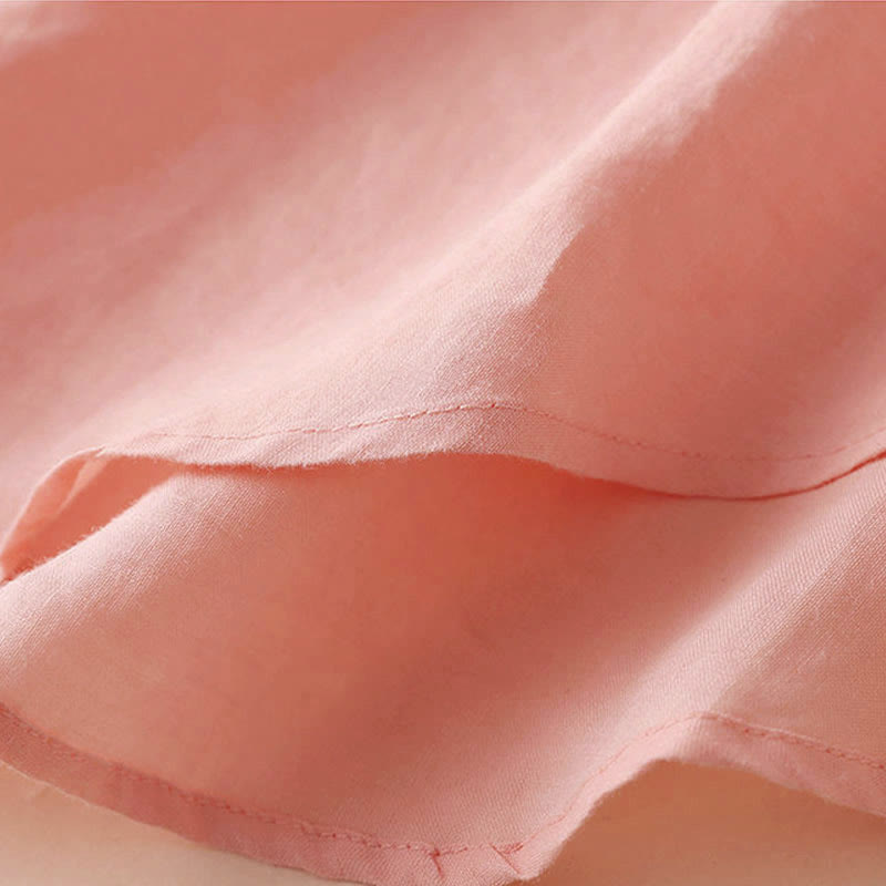 Buddha Stones Casual Women's V-neck Three Quarter Sleeve Design Plain Shirt - image 14