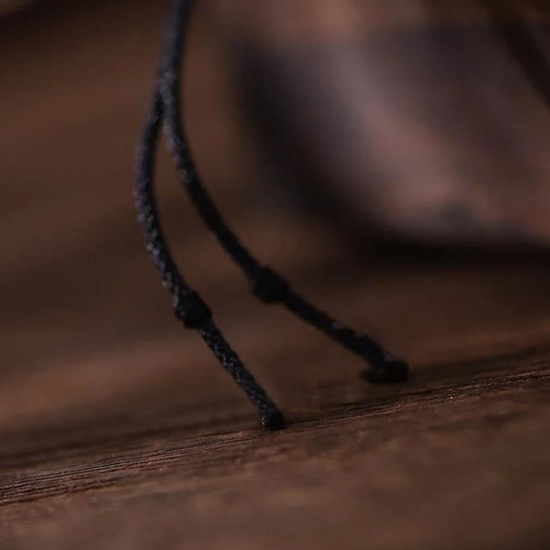 Buddha Stones Making A Fortune Chinese Character Copper Coin Wealth Necklace Pendant - image 7