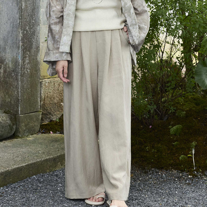 Buddha Stones Plain Ankle-Length Women's Pants With Pockets For Older Adults - image 12