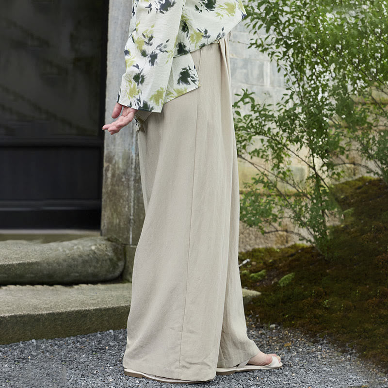 Buddha Stones Plain Ankle-Length Women's Pants With Pockets For Older Adults - image 3