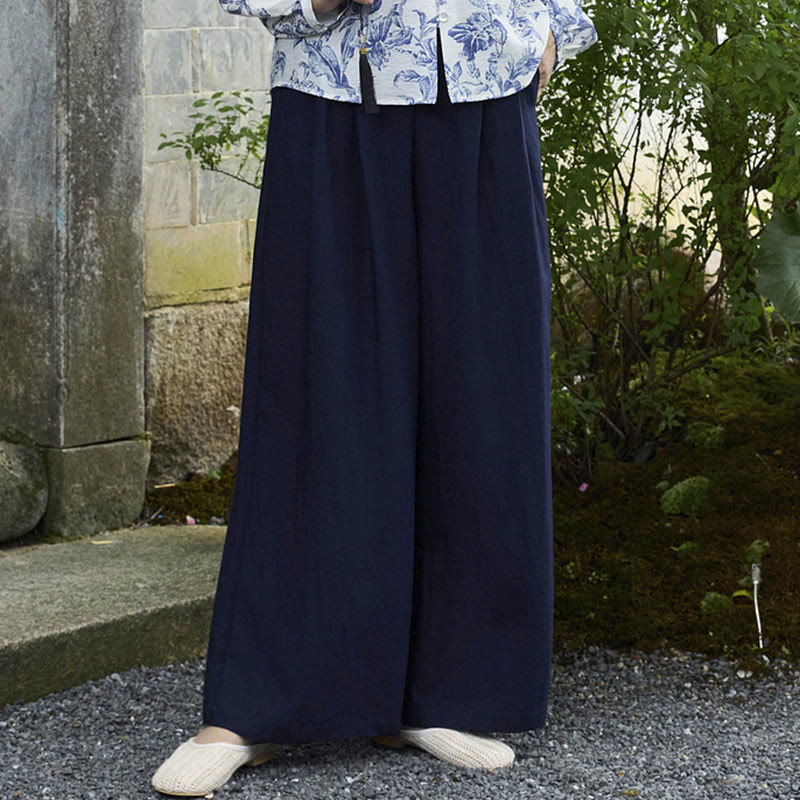 Buddha Stones Plain Ankle-Length Women's Pants With Pockets For Older Adults - image 19