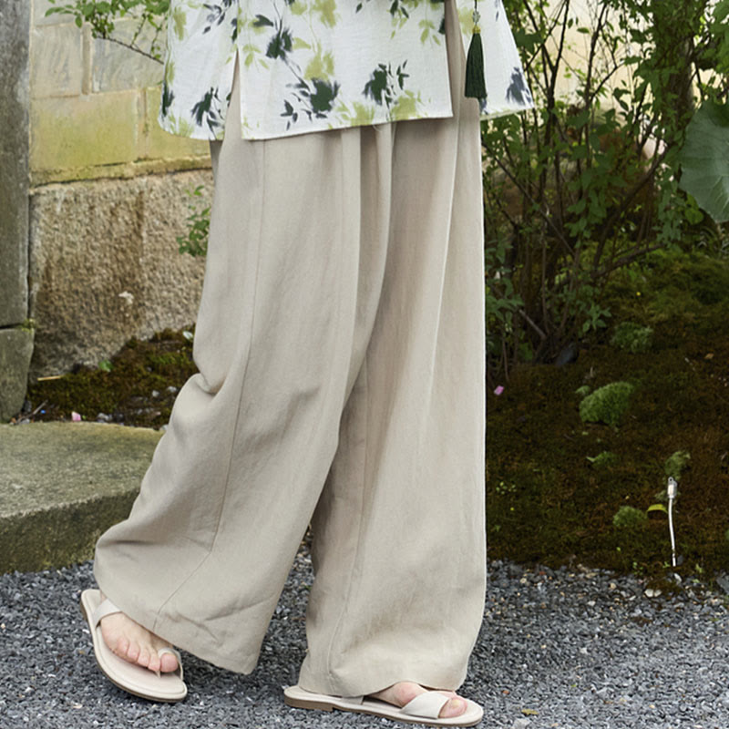 Buddha Stones Plain Ankle-Length Women's Pants With Pockets For Older Adults - image 10