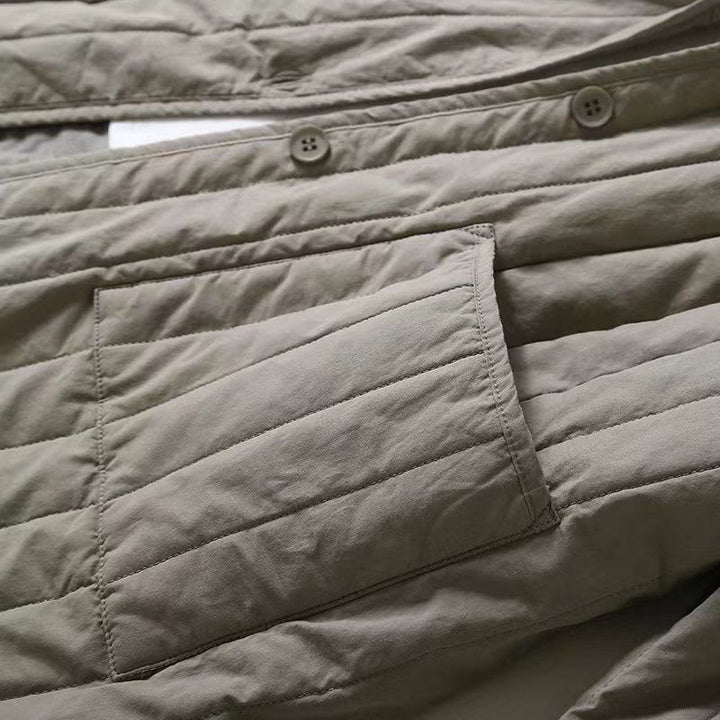 Buddha Stones Cord Design Quilting Women's Long Sleeve Cotton Hoodie Jacket With Pocket - image 8