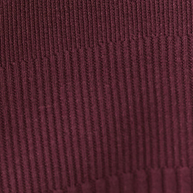 Buddha Stones Winter Irregular Hem Design Mock Neck Cotton Long Sleeve Midi Dress With Pockets - image 8