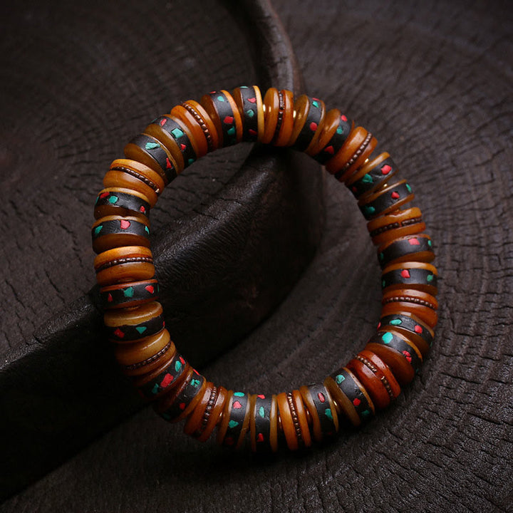 Buddha Stones Tibet Bone Beads The Lord Of The Corpse Forest Reminders of Our Impermanence Bracelet - image 10