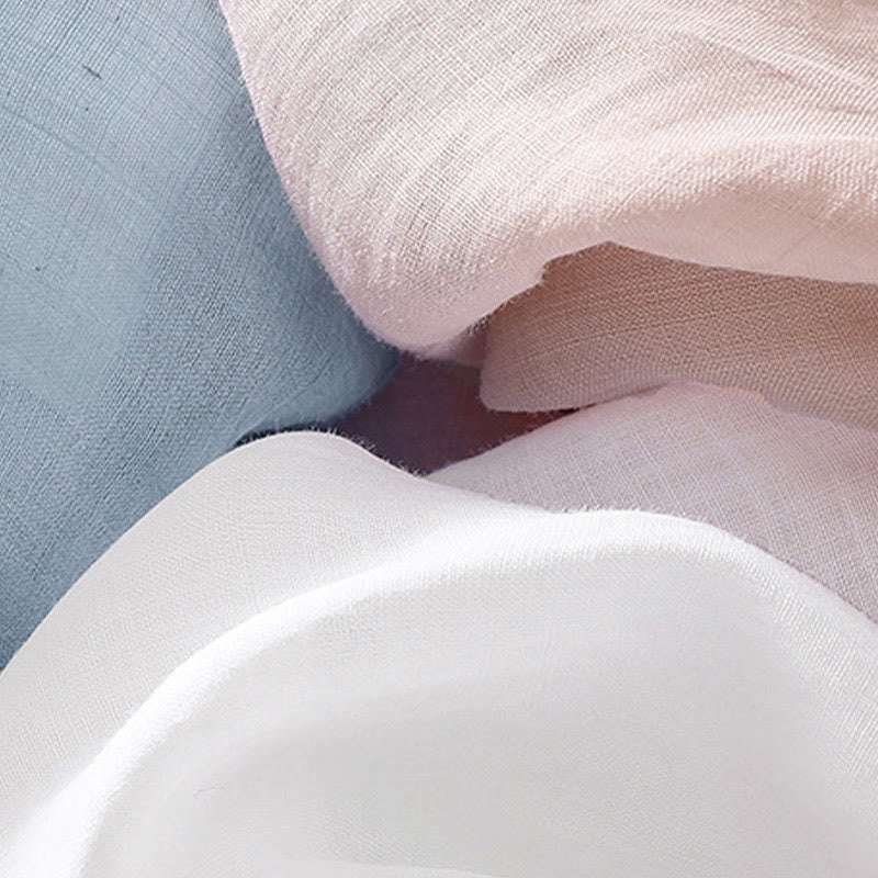 Buddha Stones Casual Plain Button Floral Embroidered Design Puff Half Sleeve Women's Shirt - image 7