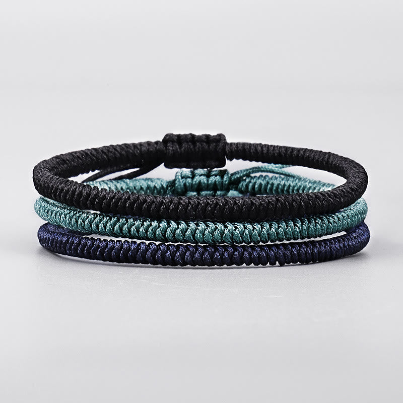 Buddha Stones Tibetan 3Pcs King Kong Knot Handcrafted Amulet Strength Bracelet - image 1