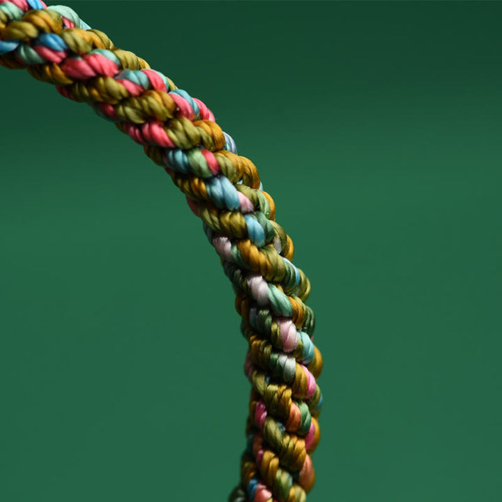 Buddha Stones Colorful Rope Luck Handcrafted Braided Child Adult Bracelet - image 5