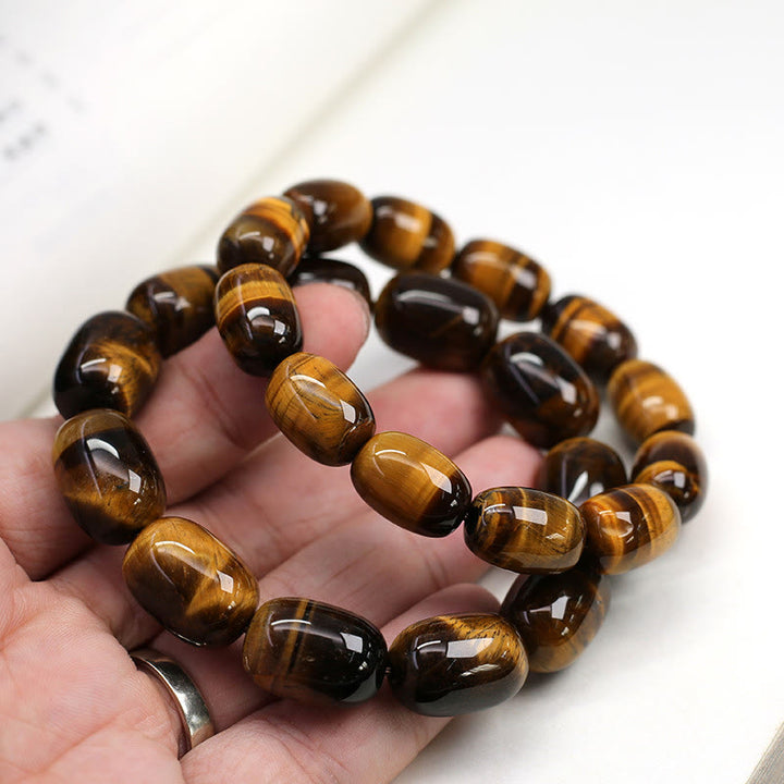 Buddha Stones Natural Tiger Eye Stone Integrity Willpower Bracelet - image 5