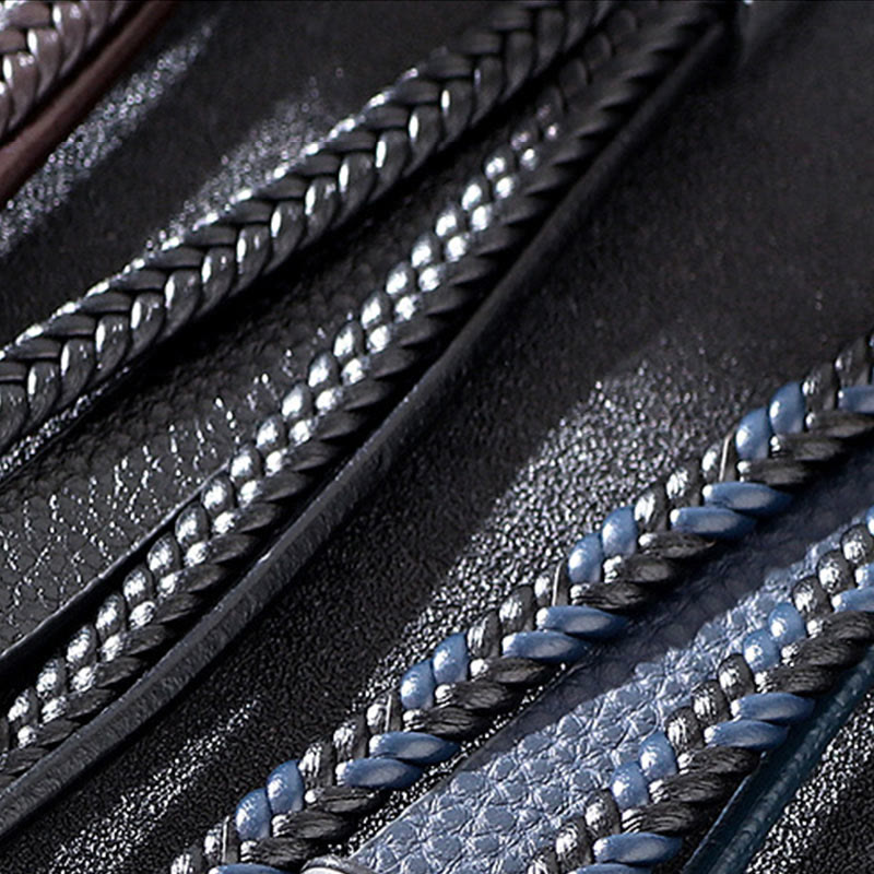 Buddha Stones Evil Eye Tiger Eye Protection Beaded Multilayered Braided Bracelet - image 10