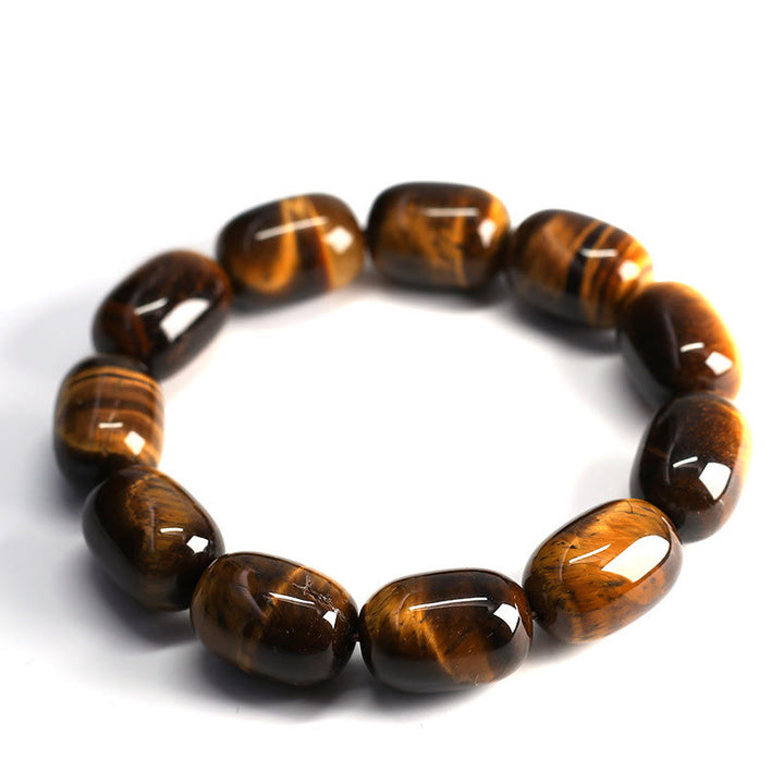 Buddha Stones Natural Tiger Eye Stone Integrity Willpower Bracelet - 13*18mm - image 4