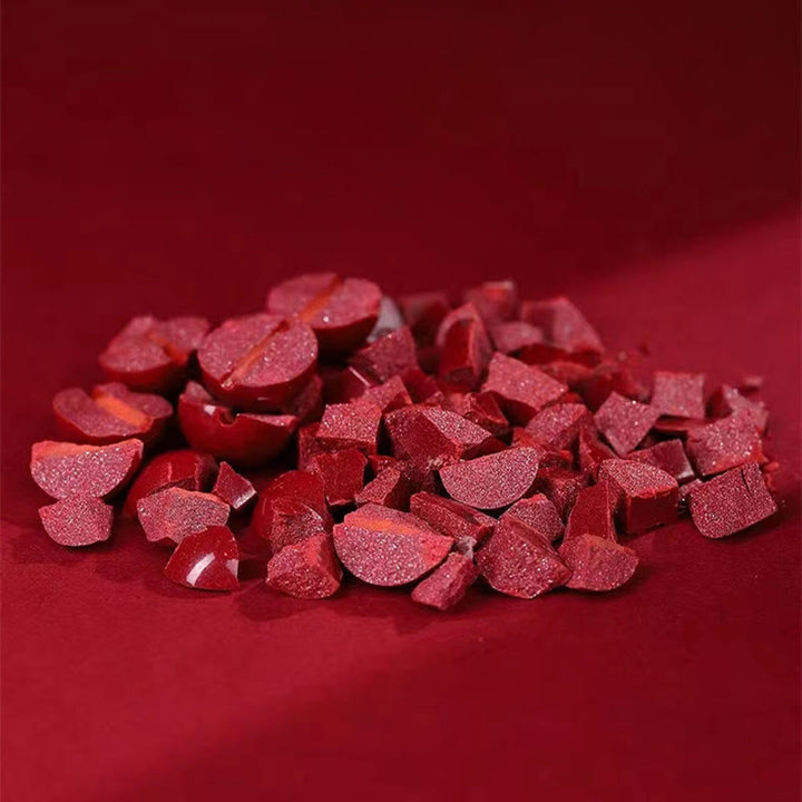 Buddha Stones Natural Cinnabar Jade Peace Buckle Blessing Bracelet - image 15