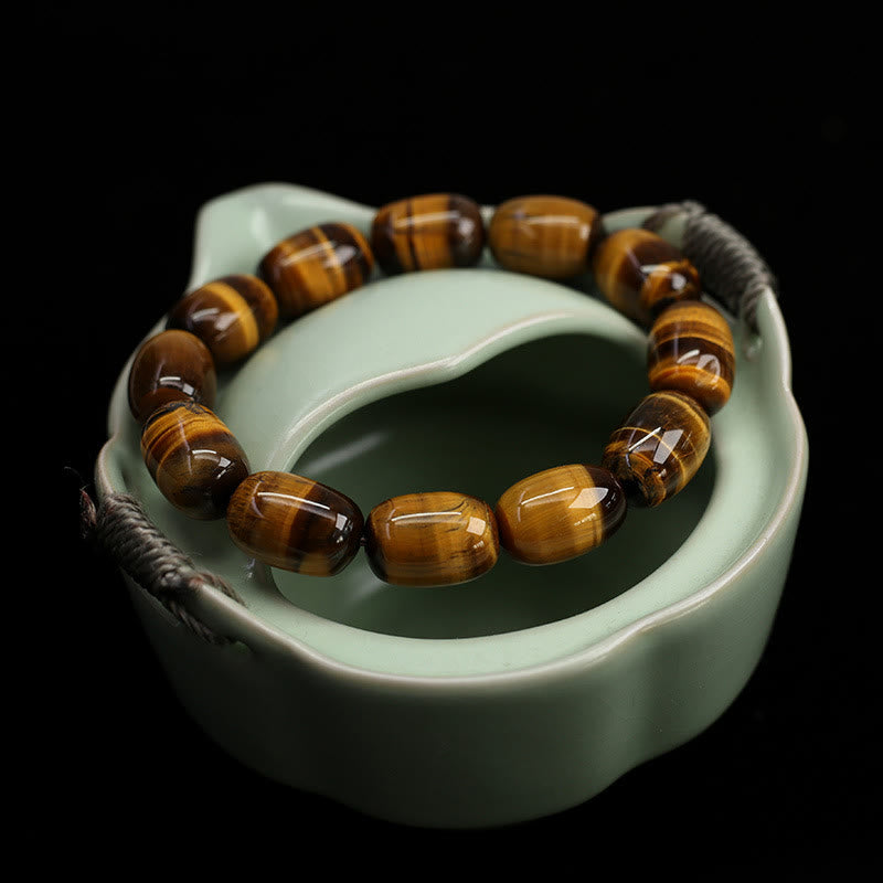 Buddha Stones Natural Tiger Eye Stone Integrity Willpower Bracelet - image 1
