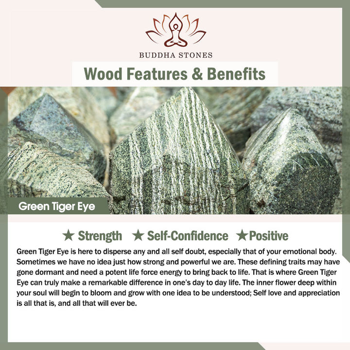 Buddha Stones Tiger Eye Growth Healing Energy Bracelet - image 14