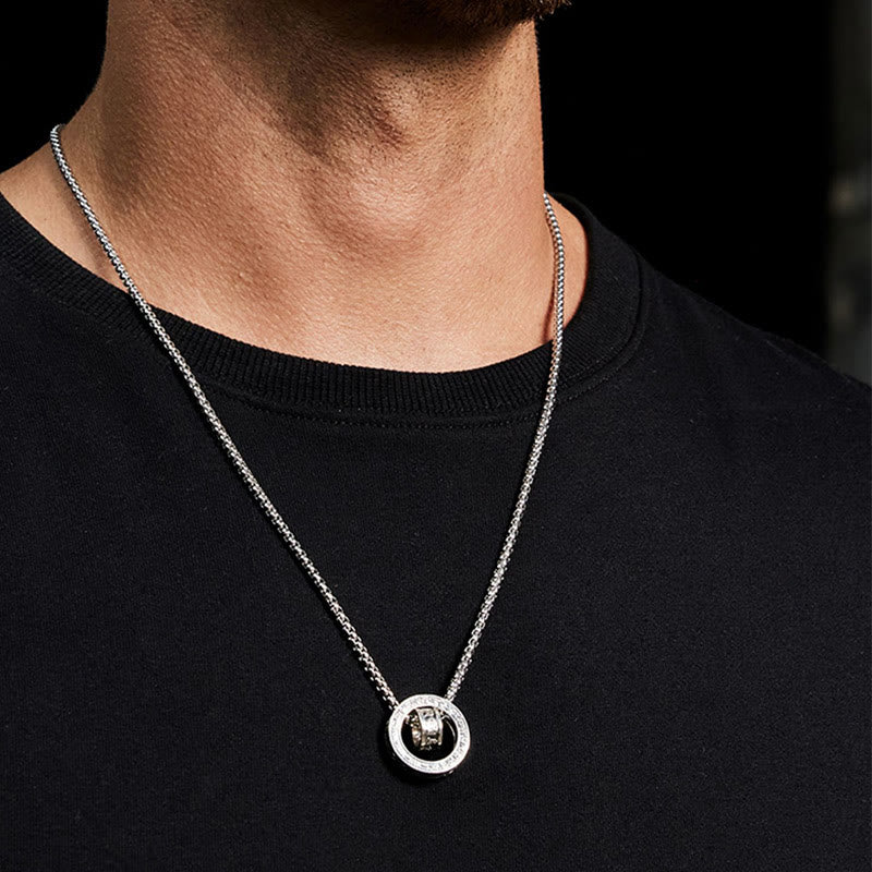 Buddha Stones Tibetan Om Mani Padme Hum Carved Peace Purity Chain Necklace Pendant - image 12