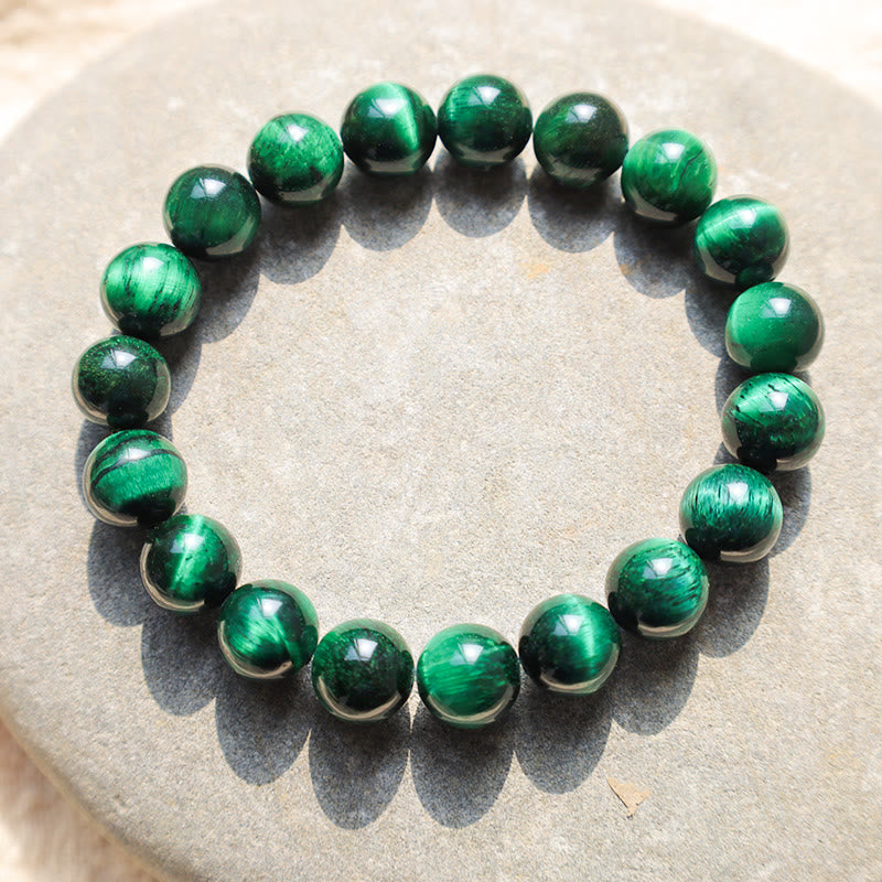 Buddha Stones Tiger Eye Growth Healing Energy Bracelet - Tiger Eye - 10mm - image 9