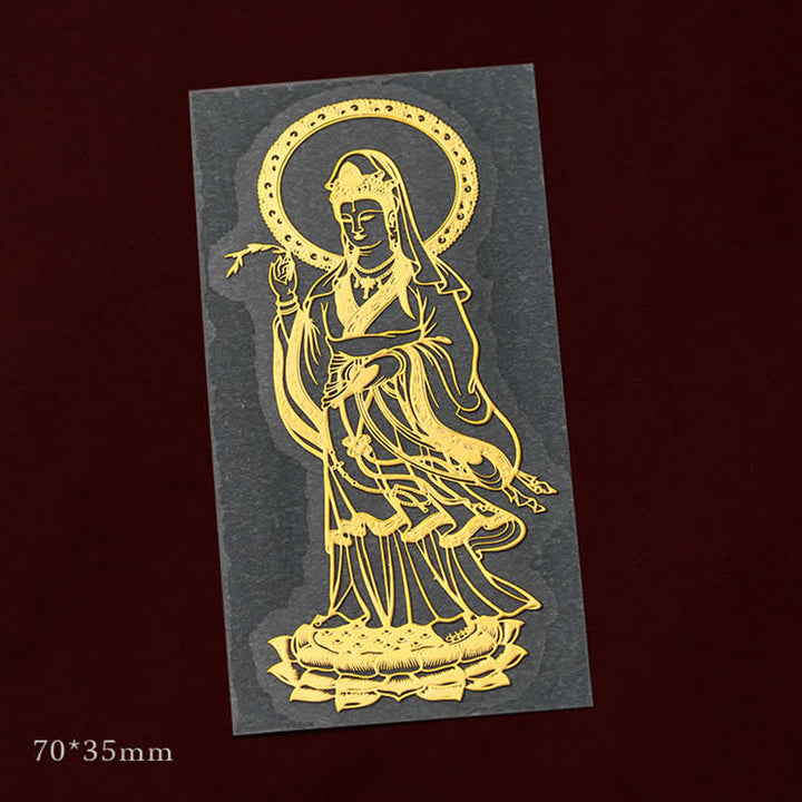 12 Chinese Zodiac Blessing Wealth Fortune Phone Sticker - Avalokitesvara - Small - image 22