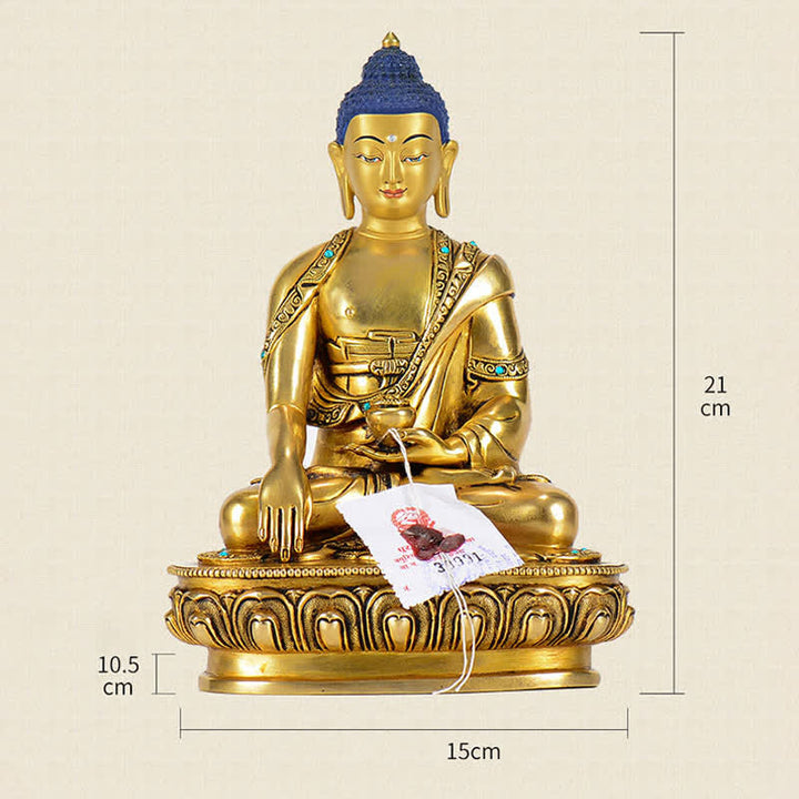 Buddha Shakyamuni Compassion Copper Statue Decoration - image 13