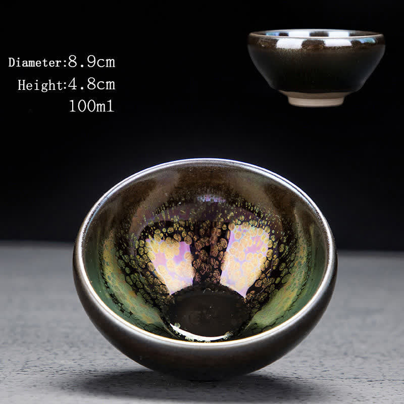 Buddha Stones Vintage Ceramic Teacup Tea Cups - 8.9cm*4.8cm*100ml - image 12