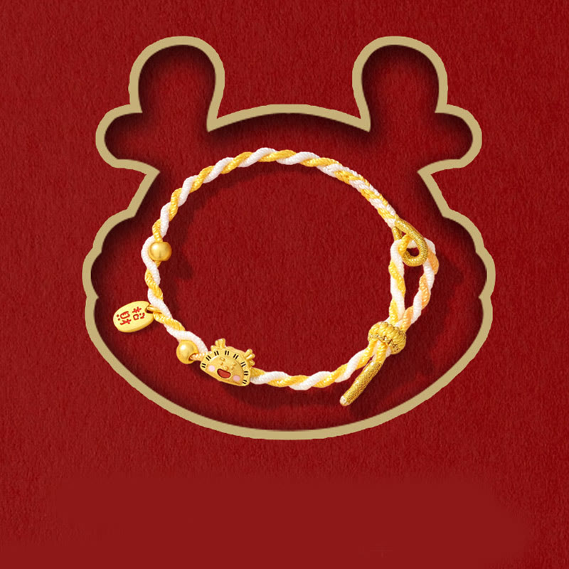 ❗❗❗A Flash Sale- Buddha Stones 925 Sterling Silver Year Of The Dragon Dumpling Design Attract Fortune Luck Braided Bracelet - image 9