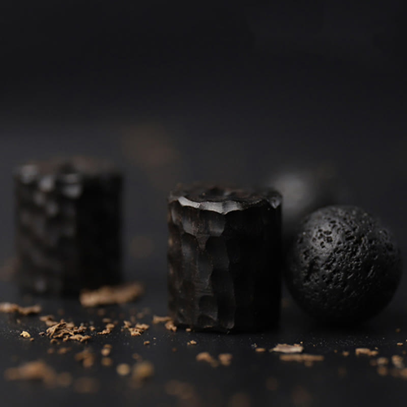 Buddha Stones "Wishing Strength to Rise from Within" Lava Rock Bracelet Includes Gift Message Card - image 5